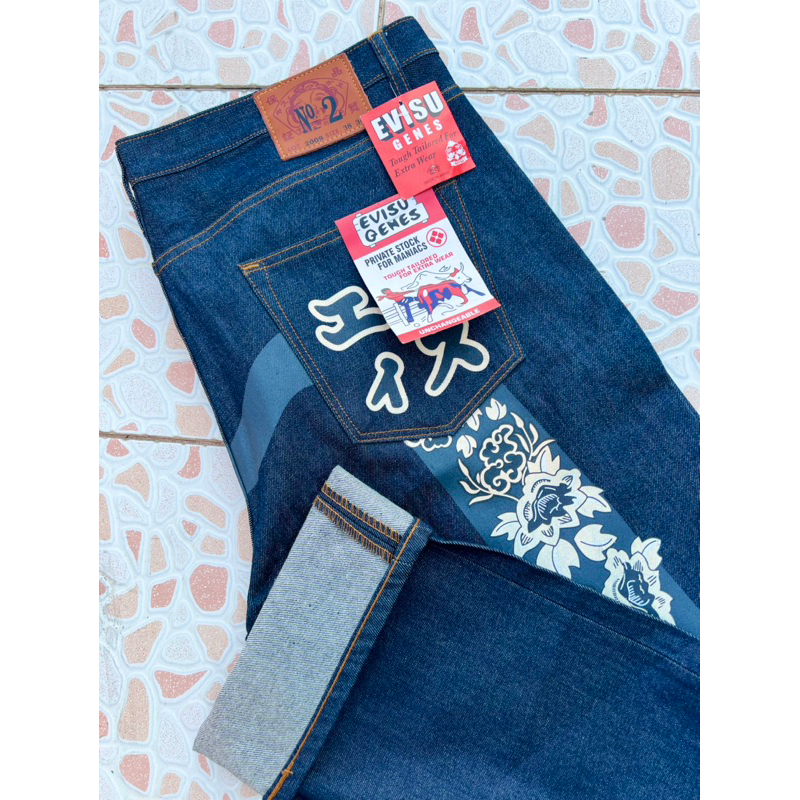 กางเกงยีนส์ Evisu ลายญี่ปุ่น เกรดAAA