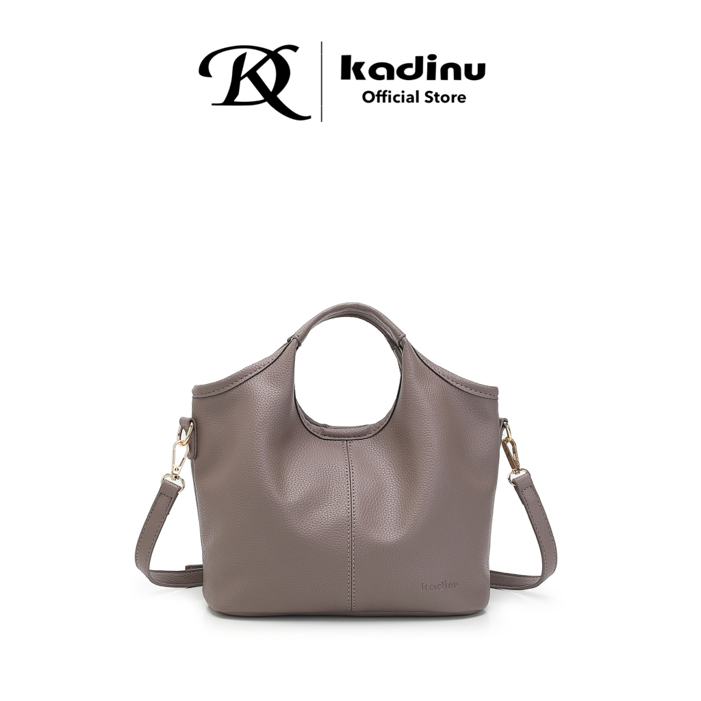 KD Kadinu กระเป๋าสะพายข้าง หนังลิ้นจี่ จุเยอะ เหมาะกับทุกโอกาส (H7044)