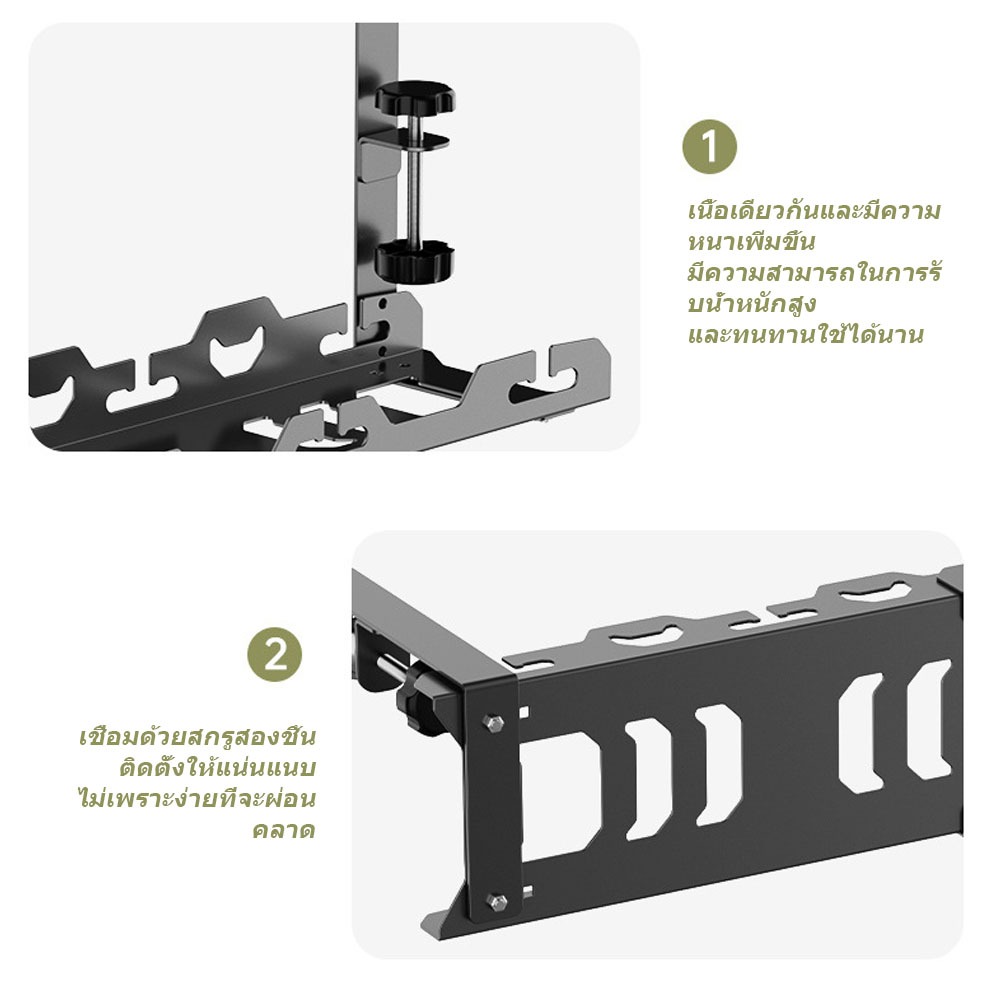 Gripper เราเตอร์ ลวด เรียบง่ายใต้โต๊ะฟรี Retainer แถวข้อมูลลวดม้วนซ็อกเก็ตสำหรับใช้ในบ้านเจาะรู - รูปที่ 2