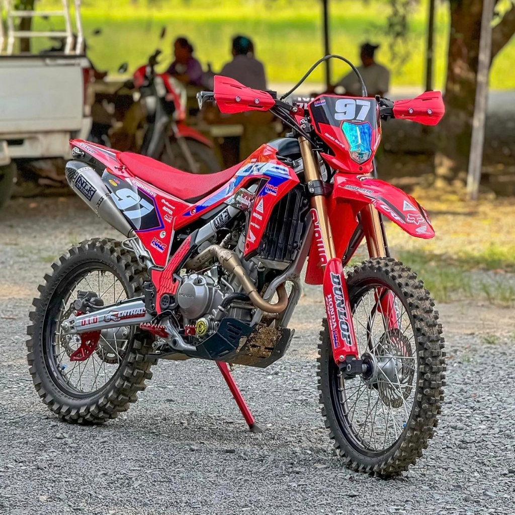 สติ๊กเกอร์การ์ดโช๊คCRF250L/300L/RALLY เคลือบ PVC หนาพิเศษ 475 ไมคอล - รูปที่ 4