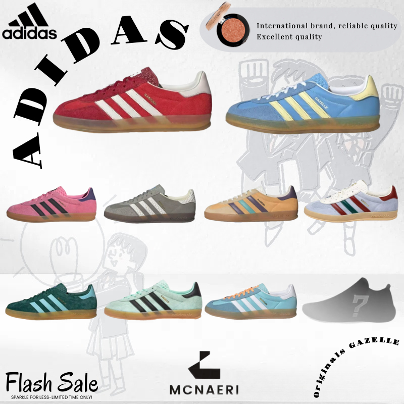 🎉รอพรีออเดอร์/ของแท้ 💯 🎉ADIDAS Originals GAZELLE รองเท้าลำลอง รองเท้าผู้ชายและผู้หญิง HQ9017/IE1051/IE2960/IE7002/IF1807