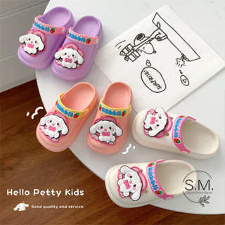 รองเท้าแตะแฟชั่นเด็กผู้หญิง / รองเท้าหัวโตรัดส้น ลาย RABBIT …