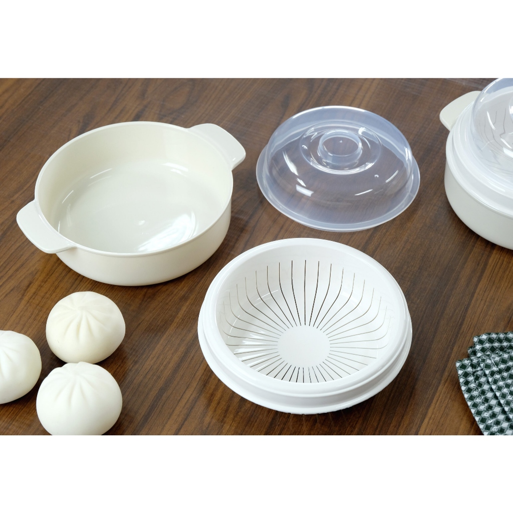 Luckyware ชุดชามอุ่นอาหาร 3 ชิ้น (700 ml.) MK-2319