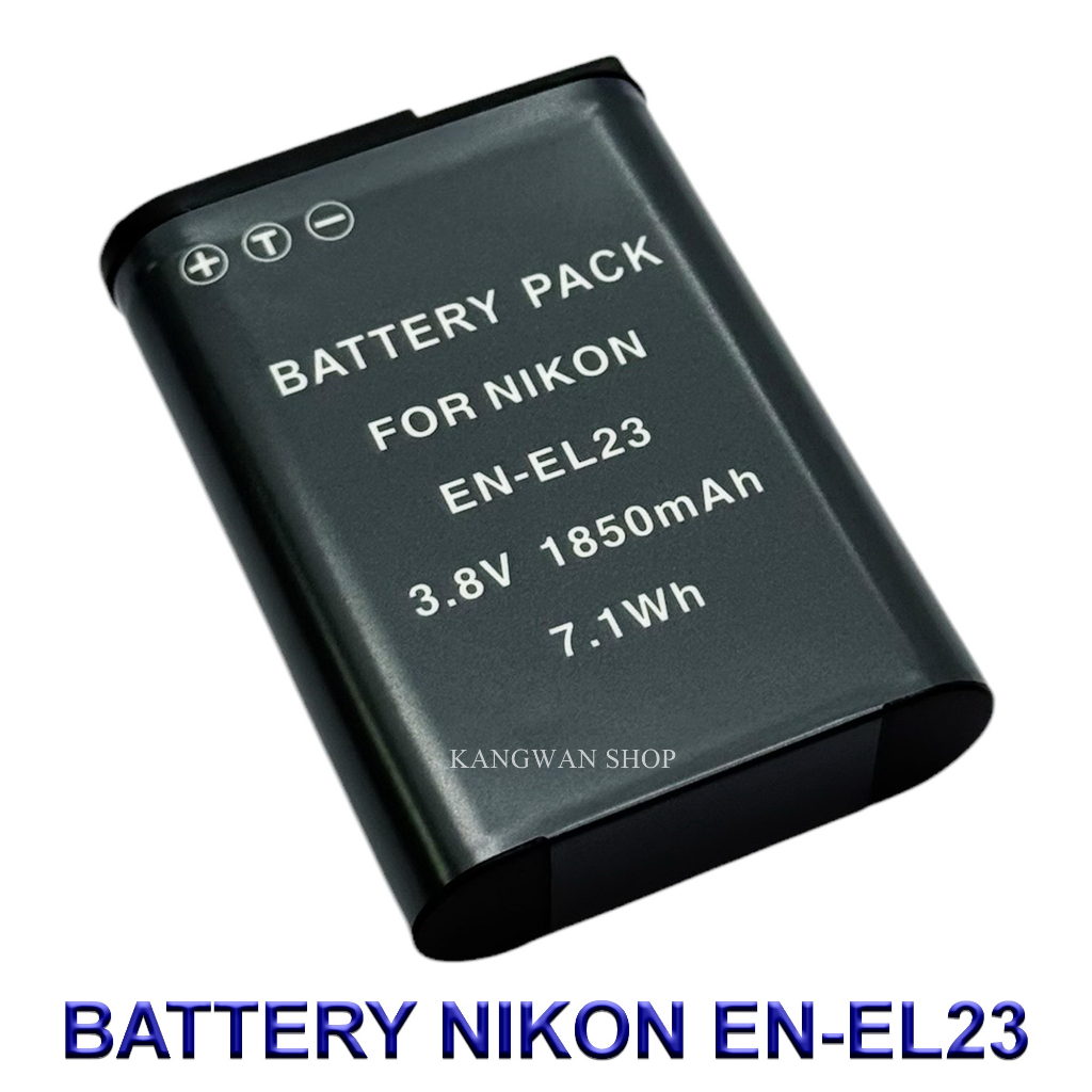 EN-EL23 \ ENEL23 Battery and Charger For Nikon Coolpix P600,P610,B700,P900,S810c