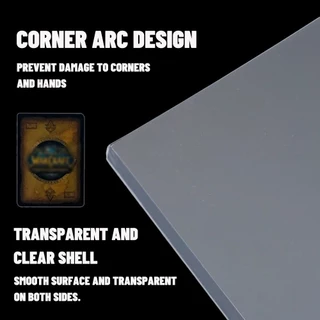 COZII 10 ชิ้น Card case เฟรมการ์ด | B8 มีฟิล์ม 35PT PVC Toploader | แฟ้มซองพลาสติกแข็ง เคสการ์ด ซองการ์ด Frame Card