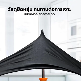 ถุงมือไนไตรสีดำ ไม่มีแป้ง 100 ชิ้น/กล่อง แบบใช้แล้วทิ้ง มาตรฐานFood Grade