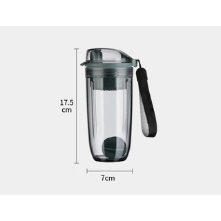 400 mlแก้วเชคโปรตีน ขนาด Shaker Cup เวย์โปรตีน ไร้สาร BPA ถ้วยน้ำออกกำลังกาย