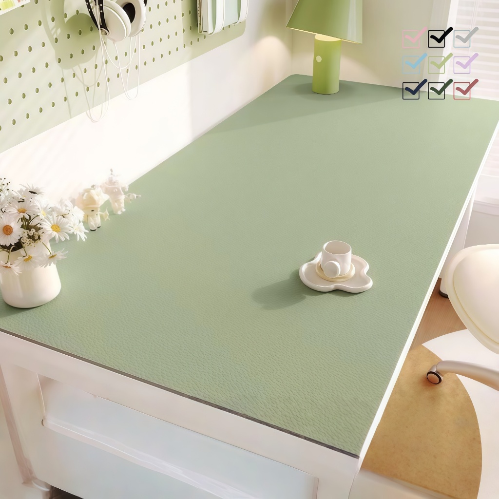 แผ่นรองเมาส์ หนัง desk pad mouse pad gaming PU Leather 30*60 40*80 45*90cm แผ่นปูโต๊ะทํางาน แผ่นรองเ