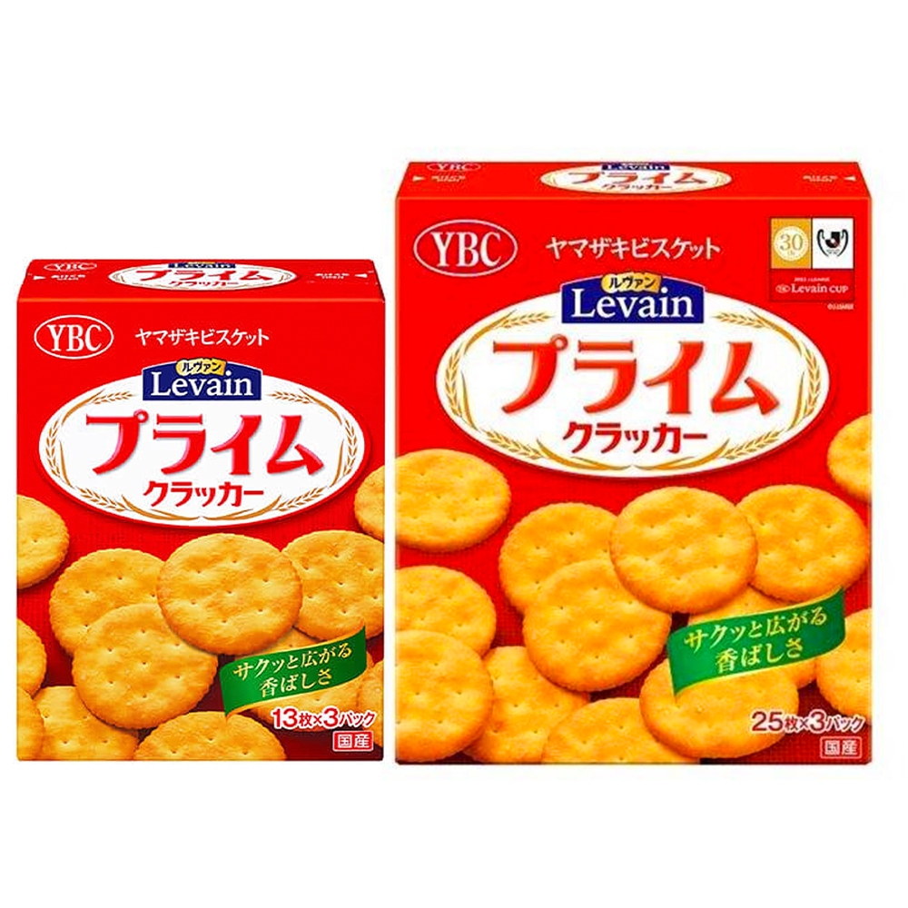 YBC Levain Cracker Original วายบีซี เลเวน แครกเกอร์กรอบ แป้งกรอบ รสเค็มนิด มันๆ