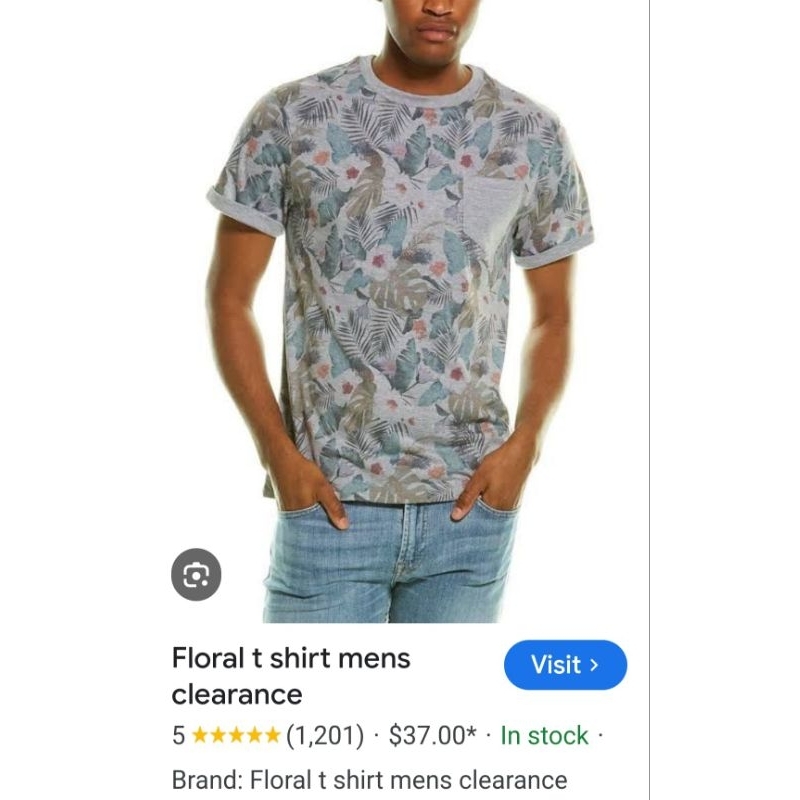 H&M Floral T-Shirt (size M)