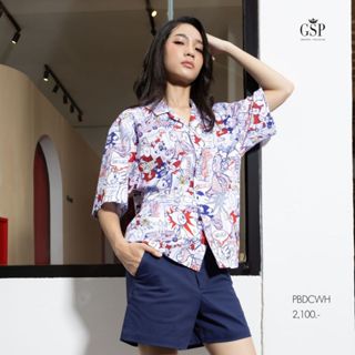 GSP ชุดเที่ยว ทะเล เสื้อ ปกฮาวาย กรีนนี่แอนด์เอลฟี่ คอมมิค ส…