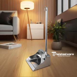 THAISTEELWARE ที่โกยขยะ ที่โกยผง ที่โกยสแตนเลส ที่ตักขยะ แบบสแตนเลสแท้ ทนทาน ใช้งานได้ยาวนาน
