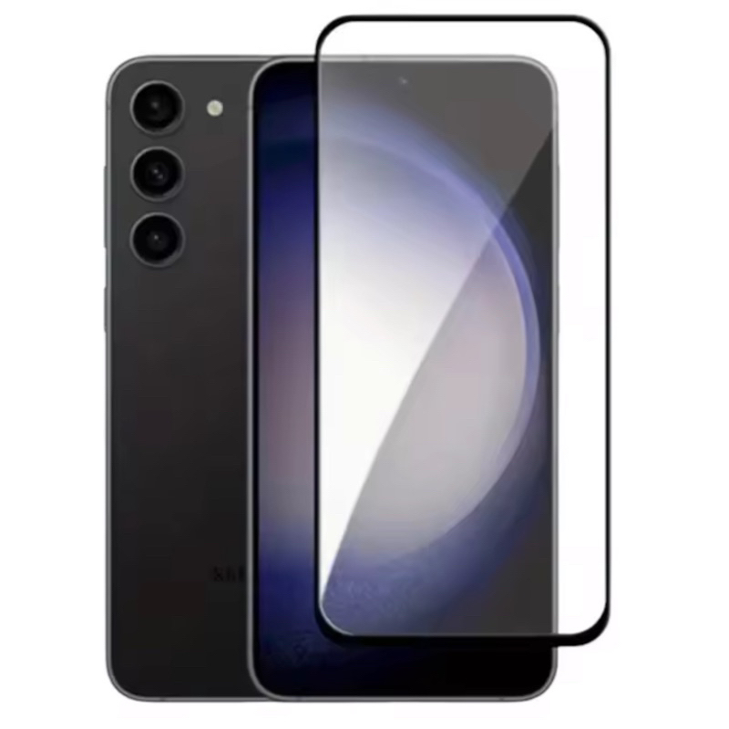 ฟิล์มกระจก นิรภัย Samsung S24plus/S25Plus ฟิล์มเต็มจอ ขอบดำ ฟิล์มกันรอย ฟิล์มSamsung S24plus ฟิล์มS2