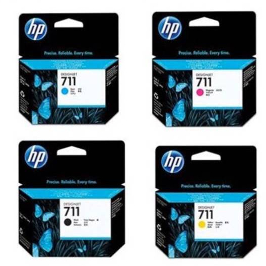 Hp 711 BK C M Y DesignJet Ink Cartridge ตลับหมึก ของแท้