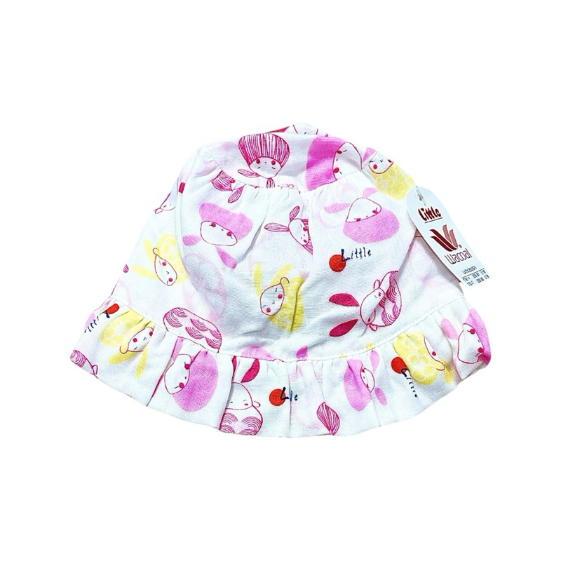 หมวกเด็ก Little Wacoal size 3เดือน-6เดือน
