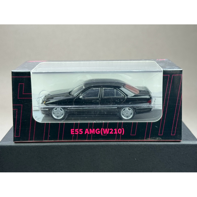 🔹Mercedes Benz E55 AMG W210 Black Scale 1:64 ยี่ห้อ Shadow