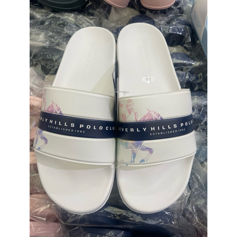 Beverly hills polo club รองเท้าแตะชายลายหมี