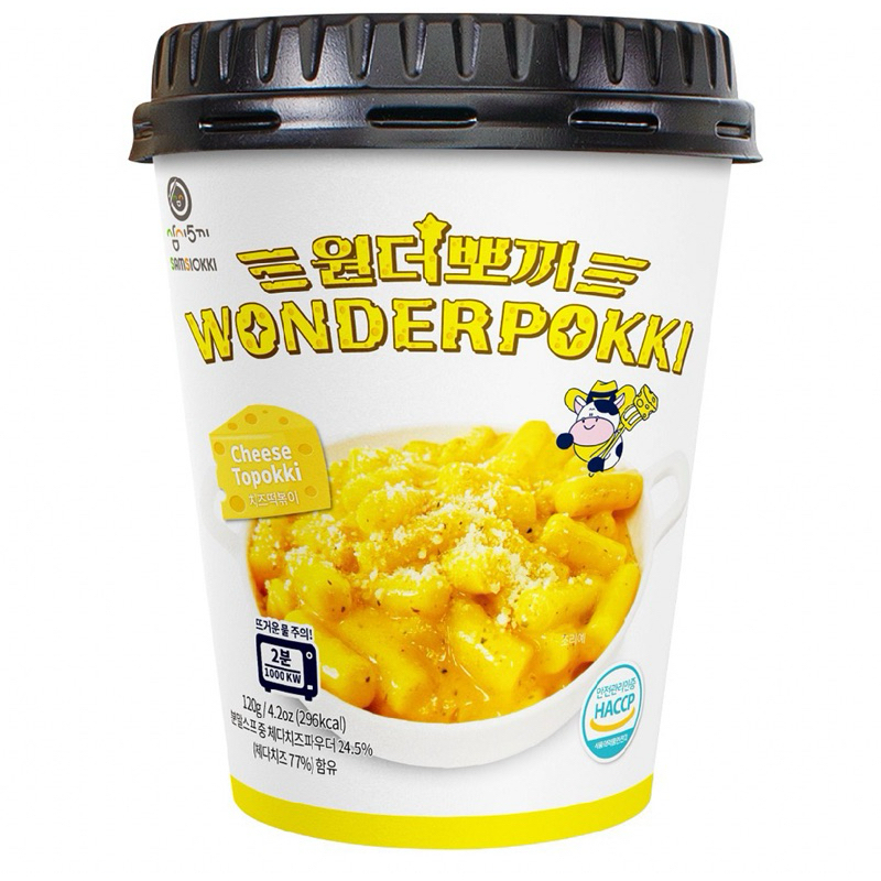 Wonderpokki Chesse Toppokki/Rose Creamy/Spicy/Jjang/Dak Galbi Topokki 120g ต็อกบกกีพร้อมปรุง