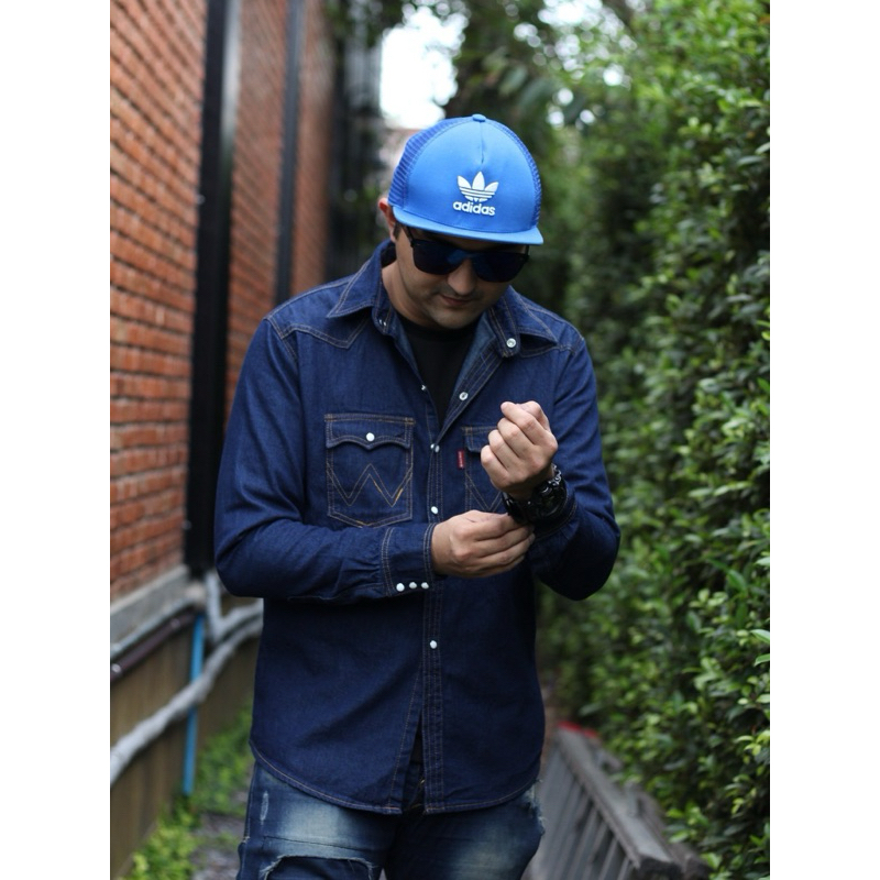 เสื้อยีนส์ 8ออน กระดุมมุขแขนยาว