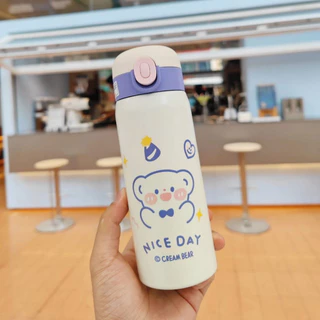 กระบอกน้ำเก็บอุณหภูมิ สามารถใส่ได้ทั้งร้อนและเย็น ขนาด 450ml Q