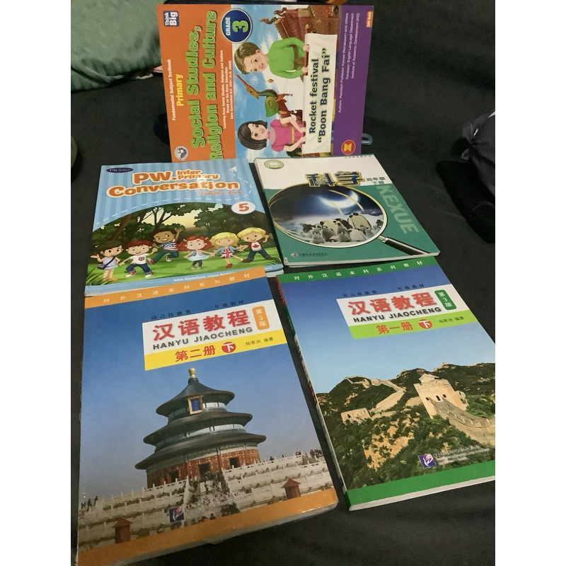 มือ1 หนังสือเรียนภาษาจีน Ni Hao Chinese ชั้นประถมศึกษาปีที่1-6,หนังสือแบบเรียน-student book+work boo