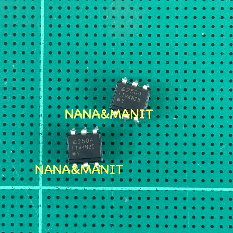 4N25 ( LTV-4N25 ) DIP 6ขา ราคาต่อ 1 ชิ้น มีสินค้าพร้อมส่งในไทย🇹🇭￼