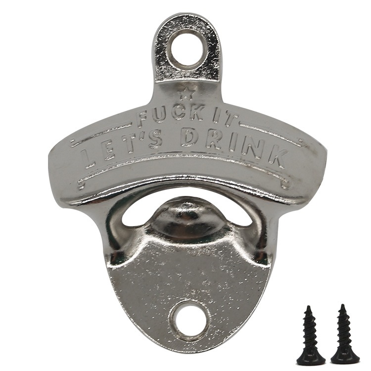 WallyShop ที่เปิดขวดติดผนัง พร้อมสกรู ร้านไทย สินค้าพร้อมส่ง bottle opener สไตล์วินเทจ 1 ชิ้น