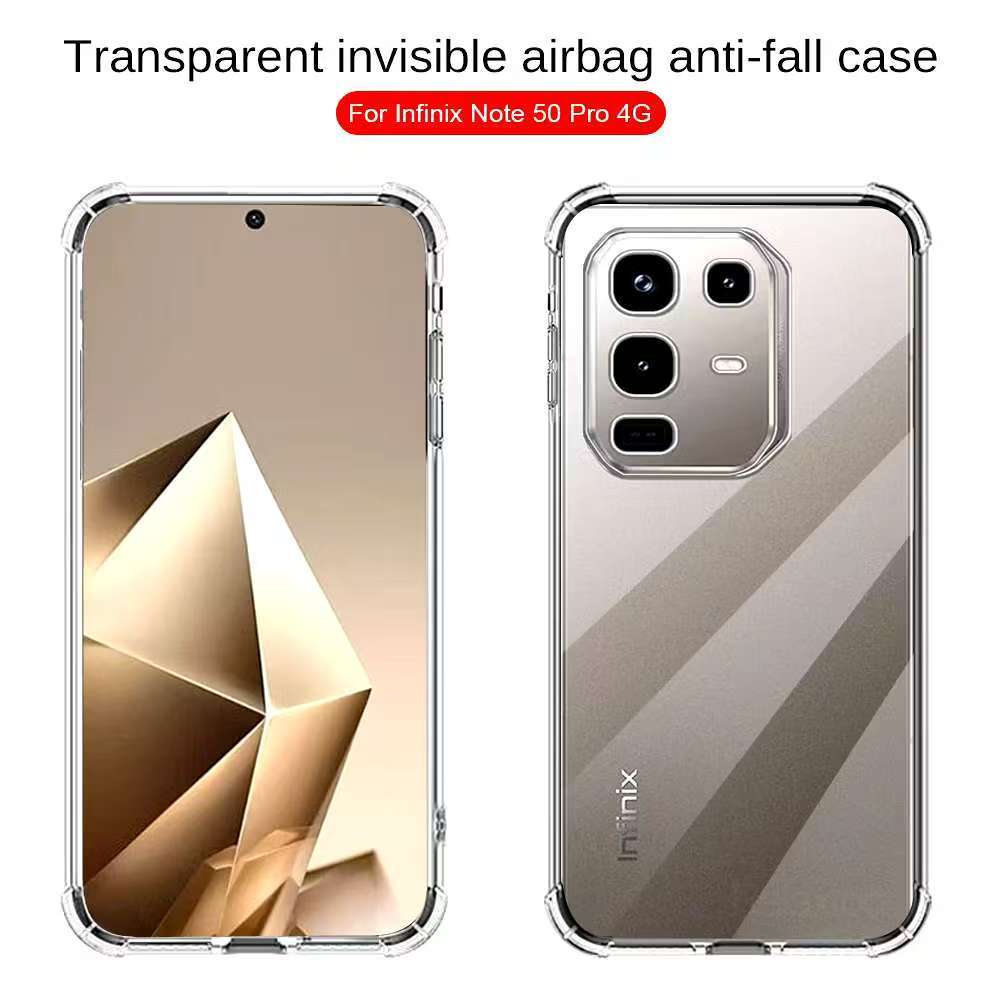 Infinix Note50x/Infinix Note50S/Note50Pro+5GเคสTPUใสกันกระแทกแบบคลุมกล้องinfinix Note50 4G/infinix N