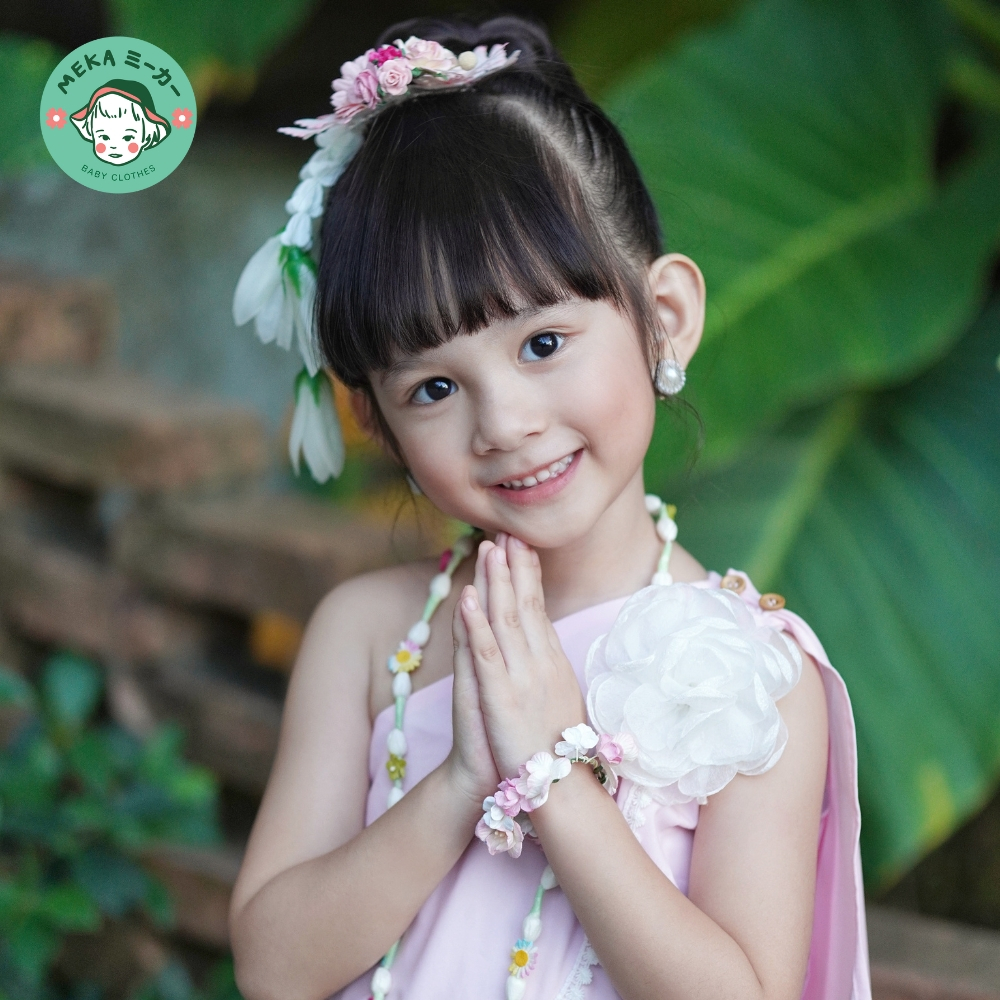 [พร้อมส่ง🇹🇭] 🌺 หวีสับดอกไม้ งาน𝙃𝙖𝙣𝙙𝙢𝙖𝙙𝙚 ทำจากกระดาษษา : เครื่องประดับชุดไทย แบรนด์ 𝙈𝙚𝙠𝙖.𝘽𝙖𝙗𝙮 𝘾𝙡𝙤𝙩𝙝𝙚𝙨