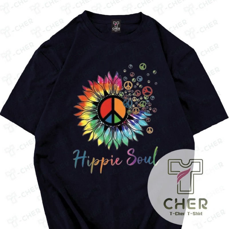 เสื้อยืดสกรีนลาย ดอกทานตะวัน หลายสี  มีหลายสีให้เลือก เนื้อผ้าcotton100%ใสสบายใส่ได้ทั้งหญิงและชาย – โปรปัง