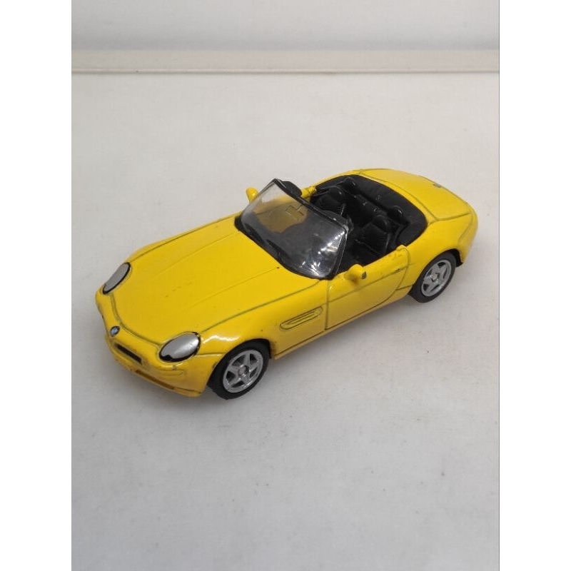 🟤⚪โมเดลรถเหล็ก ล้อยาง BMW Z8