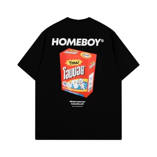 HOMEBOY เสื้อOVERSIZE HB.FAB.BOY คอตตอน100% ใส่ได้ทุกวัน