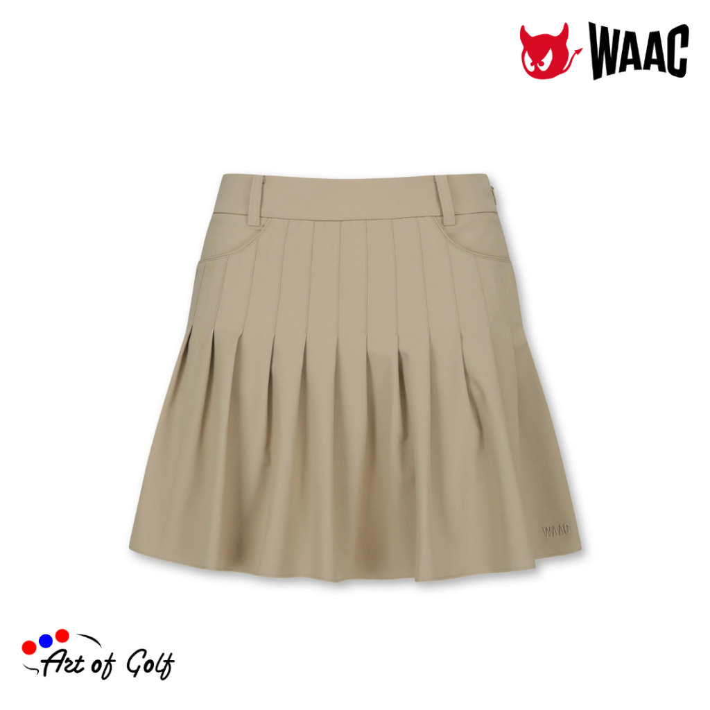 WAAC  Women's  Athletic A-line gather Skort - (Brown)