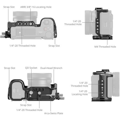 SmallRig 4867 Cage Kit for Sony ZV-E10 II ใช้ได้สำหรับ รุ่น ZV-E10 II เท่านั้น ประกัน1 ปี