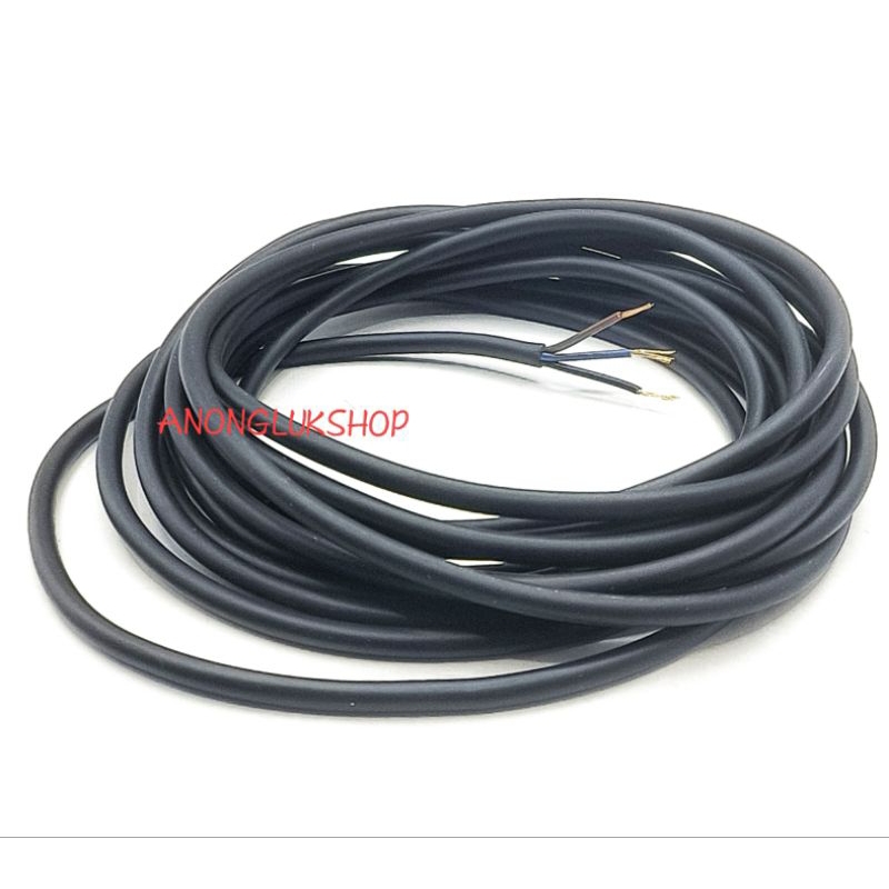 (ราคา 5เมตร  10เมตร ) สายสัญญาณสีดำ 3คอร์  ปลอกทองแดงเต็ม 3*0.2MM สายเซ็นเซอร์ ส่วนต่อเซ็นเซอร์