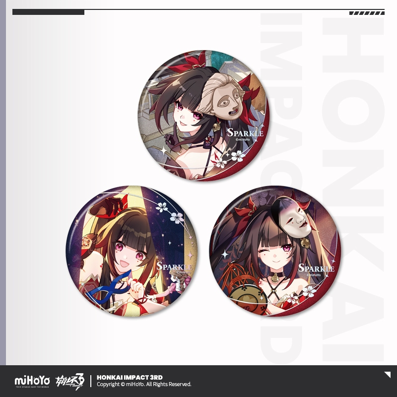 [ พร้อมส่ง / Official ] Honkai Impact 3rd x Honkai Star Rail - Sparkle Stigma Badge Set ฮงไค สตาร์เร