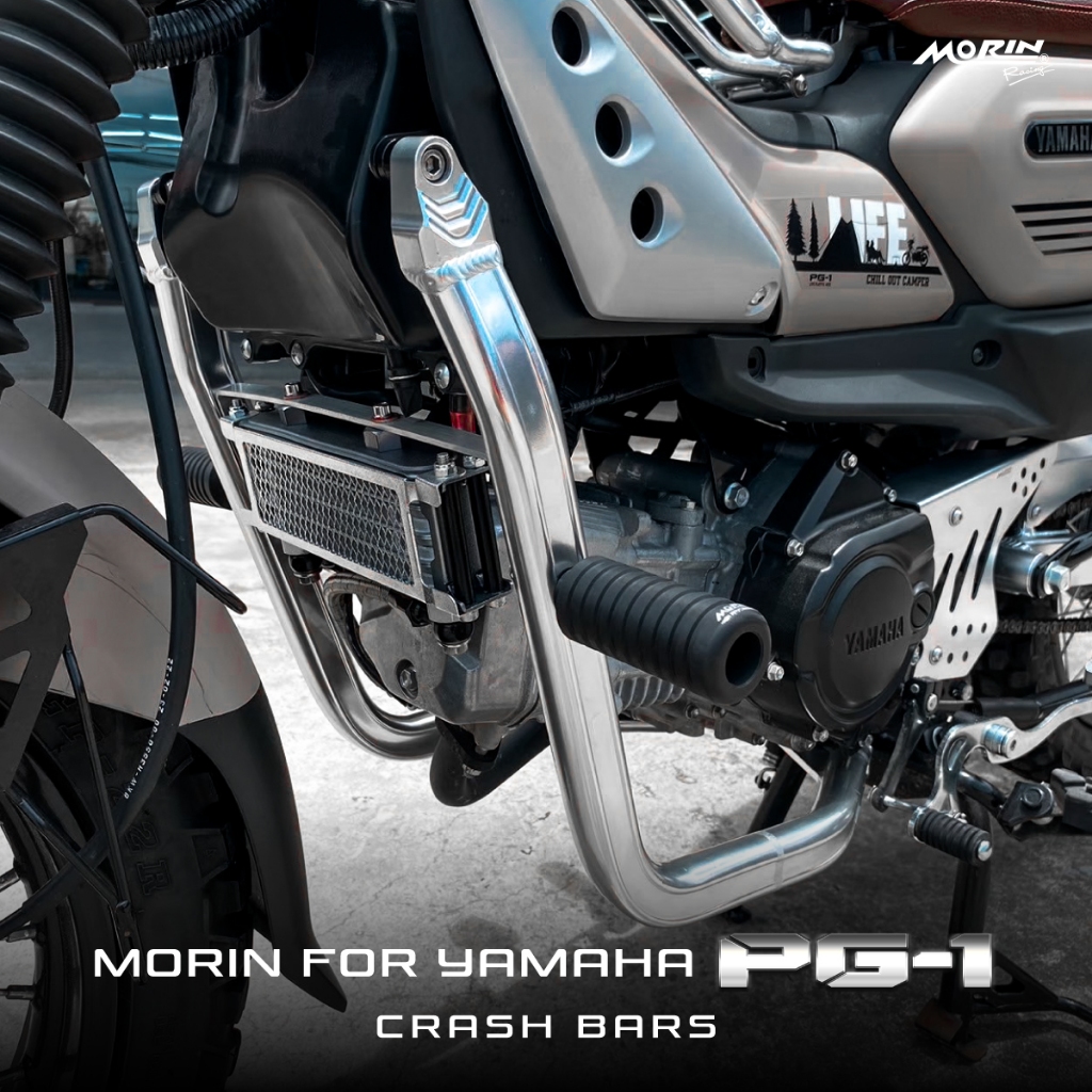 MORIN ชุดแคลชบาร์ (อลูมิเนียม) รุ่น YAMAHA PG-1 แท้ 100% (Leewattana อะไหล่แต่งมอเตอร์ไซค์)