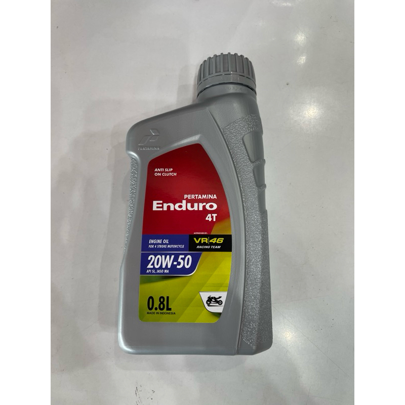 น้ำมันเครื่อง (ENDURO) 20W-50 JASO MA 0.8Lรหัส:8991011329322
