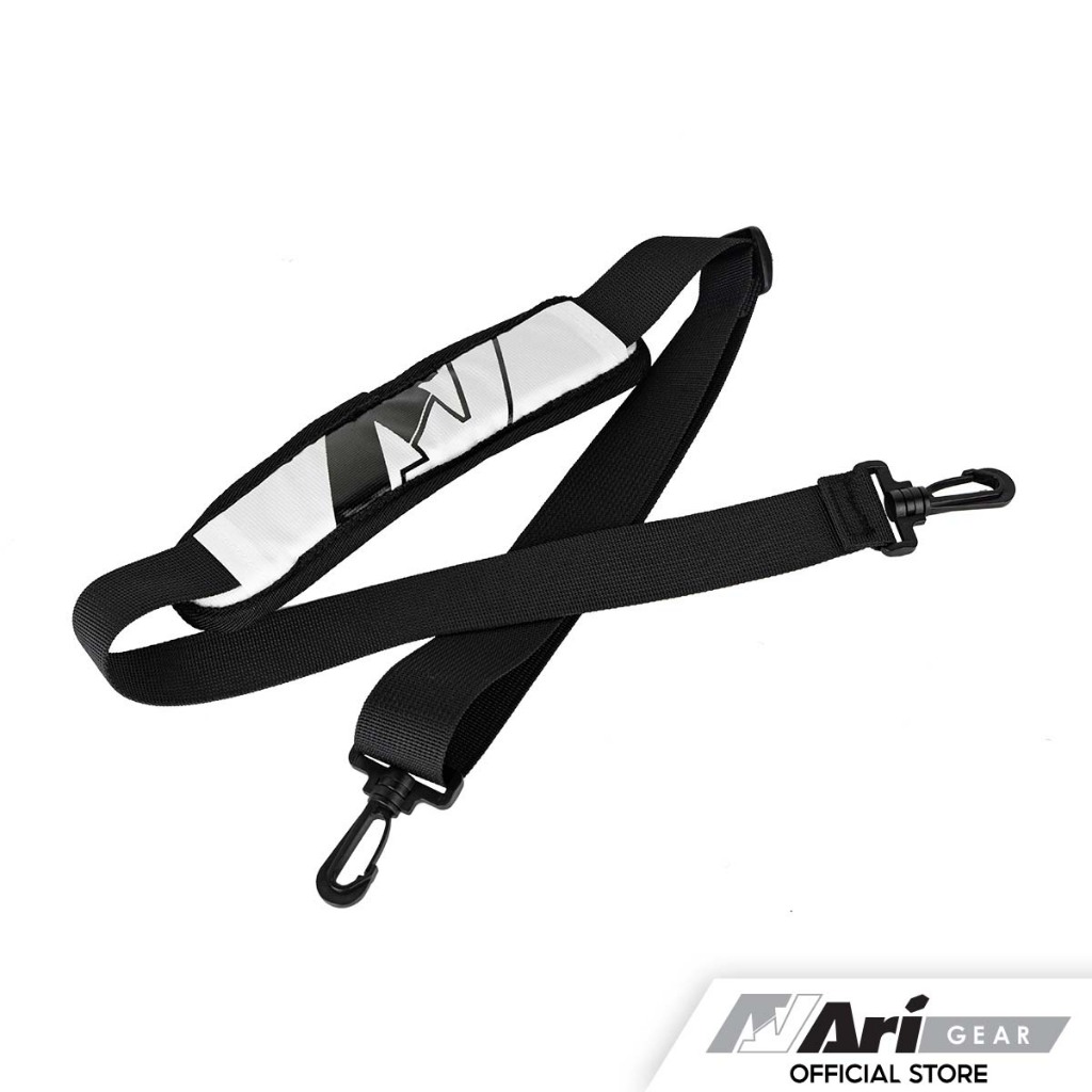 ARI ADEPT 2TONES SMALL DUFFLE BAG - BLACK/WHITE (AHW1563-01) กระเป๋า อาริ ADEPT 2TONES SMALL DUFFLE สีดำขาว