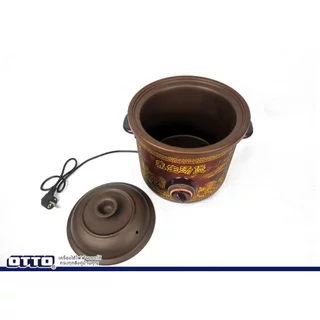 หม้อตุ๋น OTTO รุ่น SC-208 ขนาด 6 ลิตร สีน้ำตาล