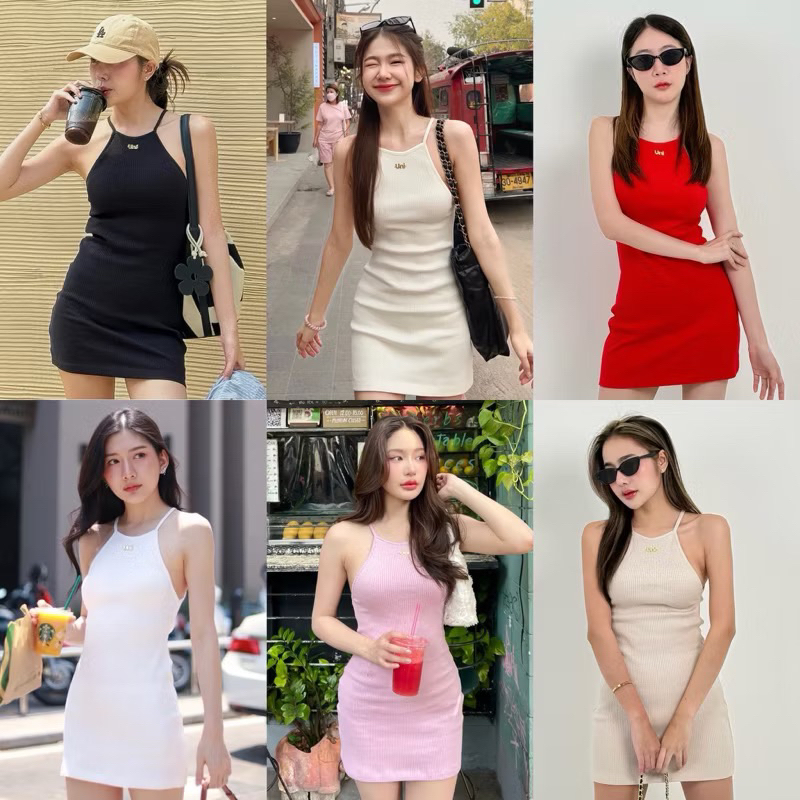 Unigam coco mini dress สีชมพู มือสองใส่1ครั้งค่ะ สภาพดี