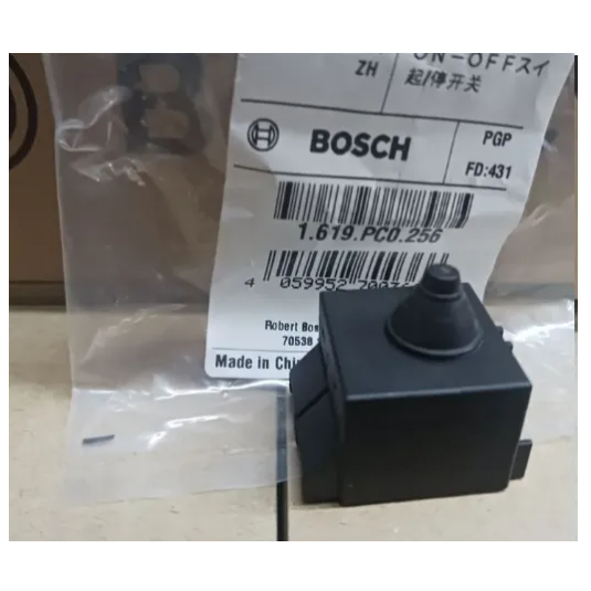 Bosch switch model.GWS 700 part no.1619PC0256 อะไหล่สวิตซ์ เครื่องเจียร์ 4 นิ้วรุ่น GWS 700 ยี่ห้อ