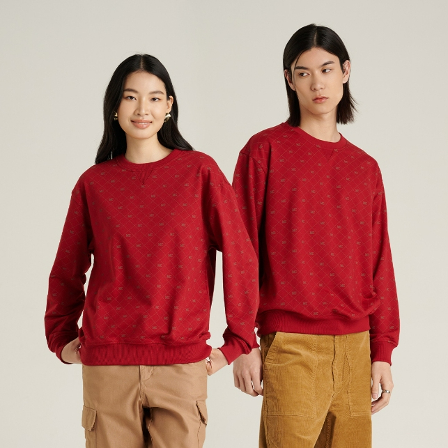 Mc jeans เสื้อสเวตเตอร์ Unisex ทรงเรกูลาร์ (Regular) MSWZ035