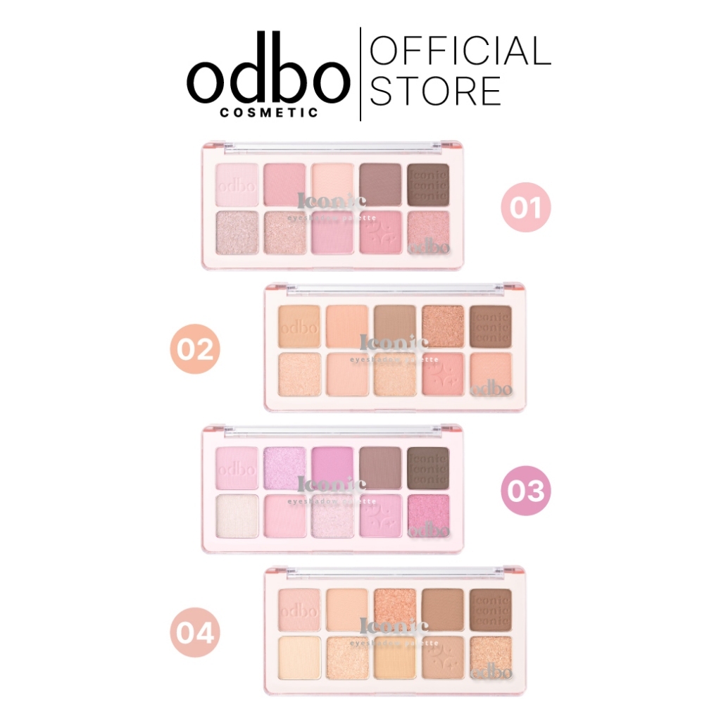 ODBO Iconic Eyeshadow Palette 7g