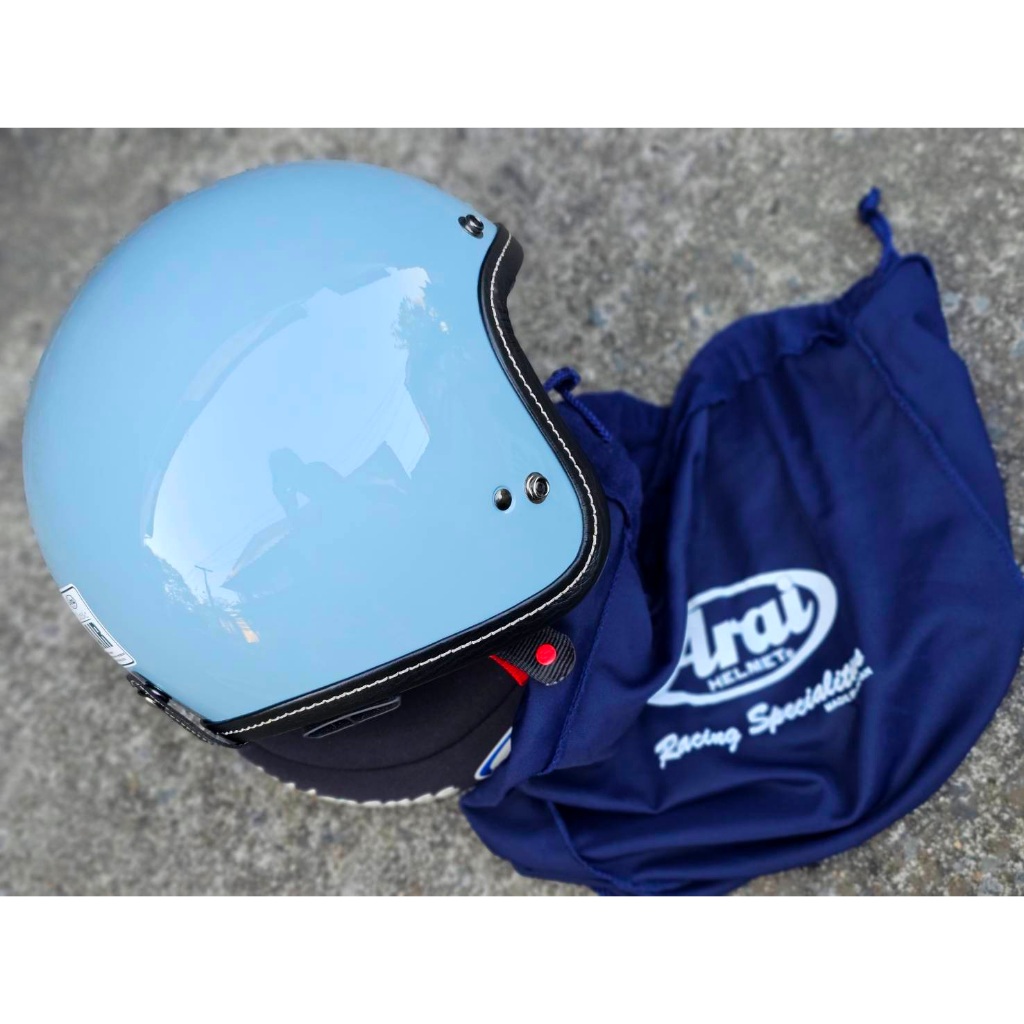 หมวกกันน็อคครึ่งใบ JET มือสองของแท้ Arai Classic Air Ice Blue ขนาด M