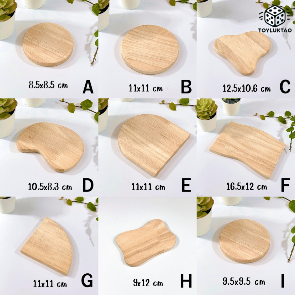 Wooden Props แท่นวางสินค้าไม้/พร็อพถ่ายภาพ/ฐานวางโมเดล Art toys