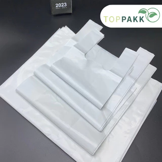 ถุงหูหิ้ว ถุงหูหิ้วสีขาวนม (1 kg./ แพ็ก​)​ สินค้าจากโรงงาน​ ถุงหนา แข็งแรง ได้รับการรองรับจากมาตรฐาน​ ISO​&GMP