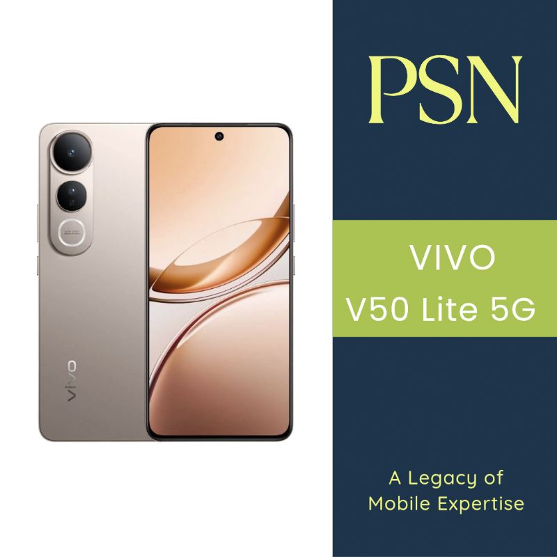 Vivo V50 Lite 5G (8/256) (12/512) หน้าจอ 6.77นิ้ว กล้องหลัง 50MP แบตเตอรี่ 6,500mAh พร้อมส่ง