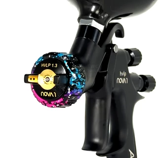 Auarita กาพ่นสี NOVA 1 RAINBOW หัวเล็ก 1.3 มม. 600 ซีซี HVLP กาบน กาหงาย ขนาดเล็ก spray gun ออริต้า