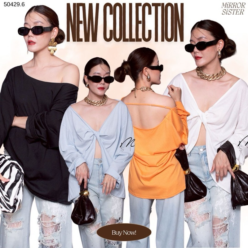 Mirrorsister 50429.6 เสื้อตัวเก่งตัวเก๋ที่จะได้ใส่บ่อยแน่นอน